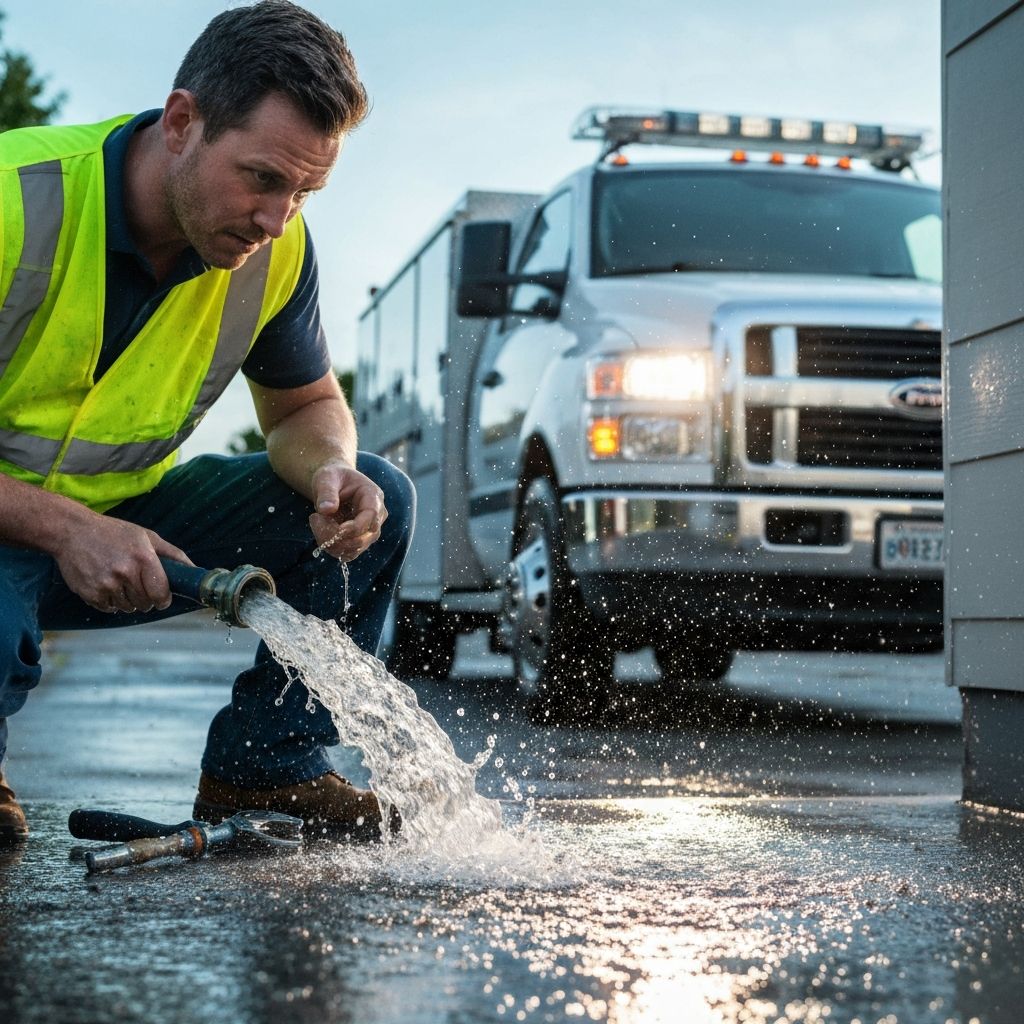 Emergency plumbing service